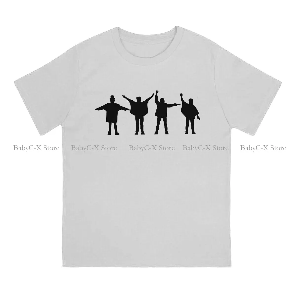 The Beatle Band TShirt for Men Paitning Help My Favorite People Basic Casual Sweatshirts T Shirt Novelty Trendy