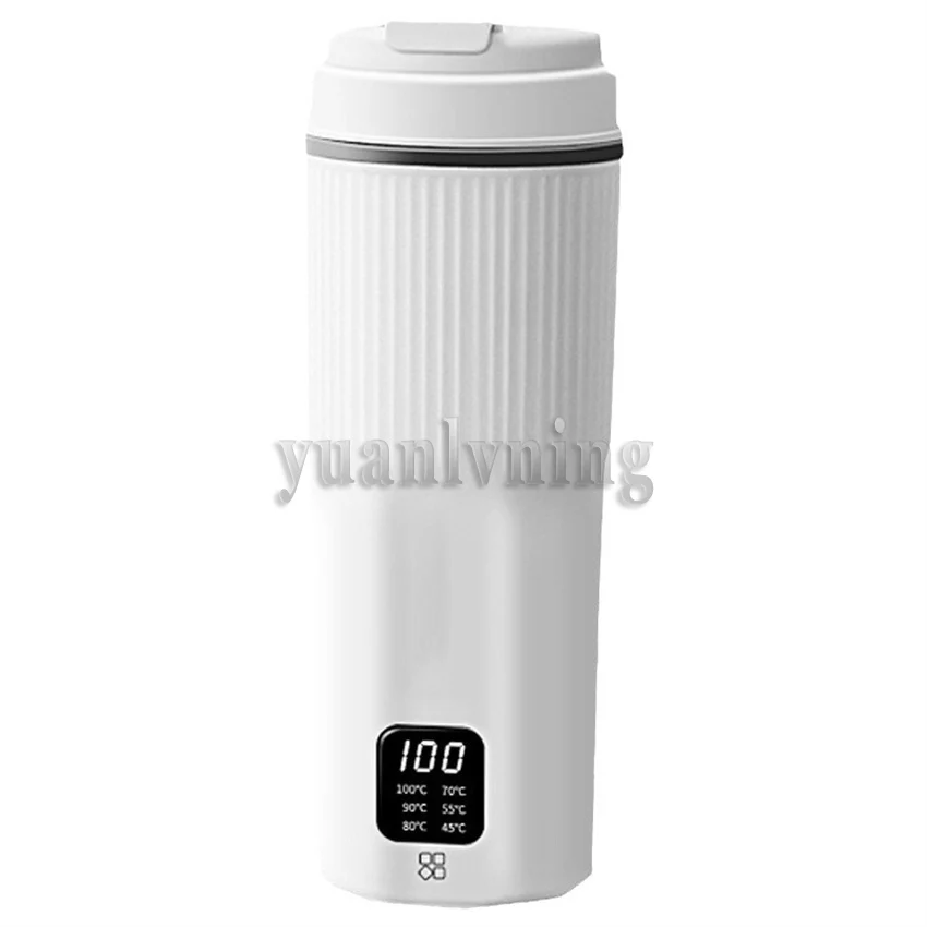 Bouilloire électrique Portable multifonctionnelle, tasse chauffante pour ragoût, Pot de conservation de 500ml, Pot thermique 220V, Mini théière de voyage améliorée 300W