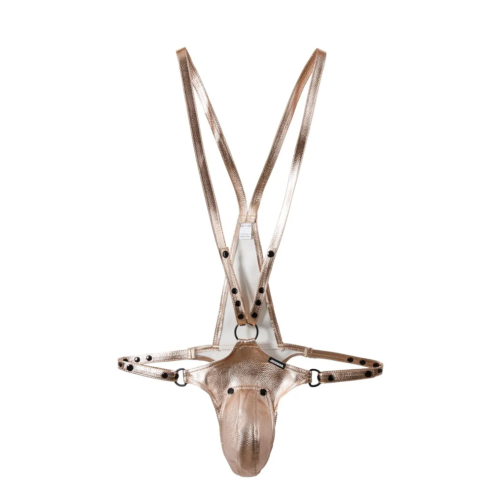 قابل للتعديل حزام الكتف سراويل اثنين في واحد الذكور سراويل ثونغ ملهى ليلي أداء مخصص زوجين الجنس