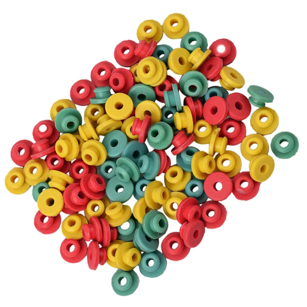 

100Pcs Silicone Pin Cushion Tattoo Machine Needle Grommets Durable Stable Needle Cushion for Better Tattoos Pin Grommet