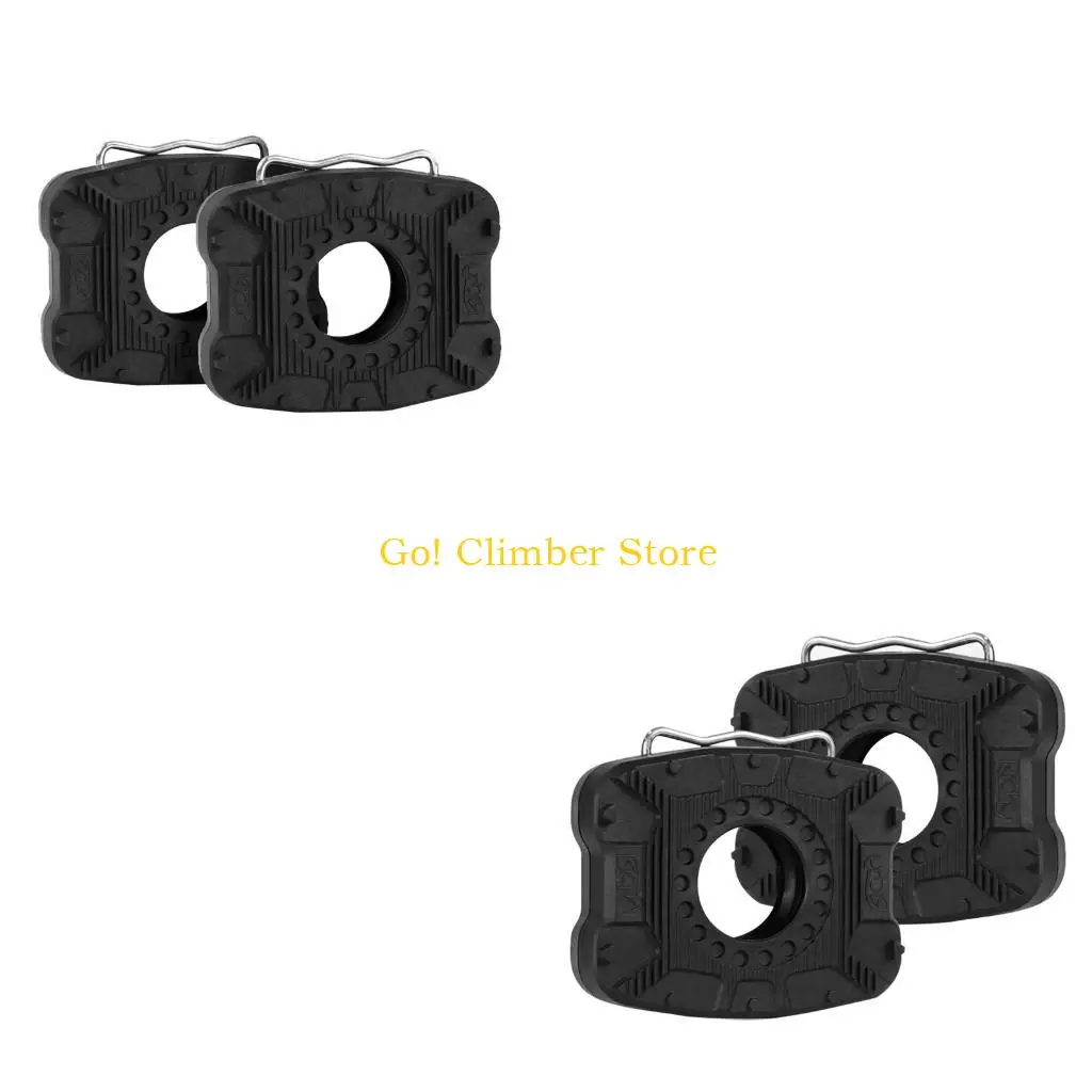 Q84C Clipless Bike Platform Adapters Flat Conversion with Grip Top Area for Regular Footwear, Pair for Daily Cycling and Daily