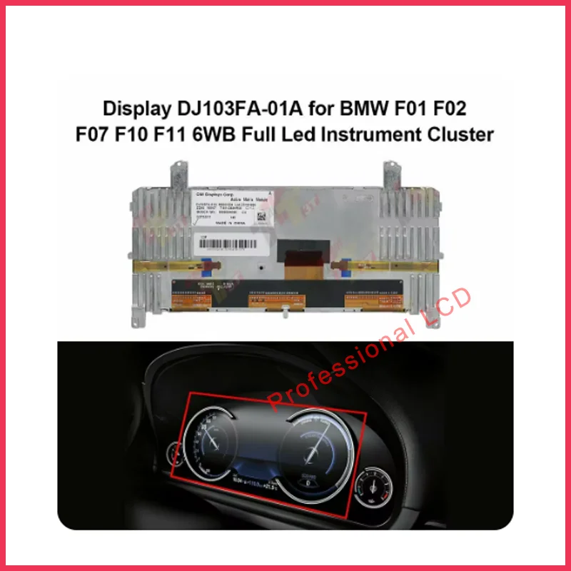 Original New CMI LCD Display 10.3 Inch DJ103FA-01A LCD With Capacitive Touch For BO-sch BMW F01 F02 F07 F10 F11 LCD Moniotrs