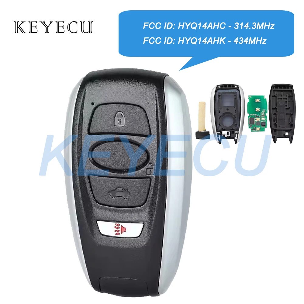 

Keyecu 88835-AL04A 88835-FL03A 88835-FL030 Smart Remote Key Fob 4 Buttons for Subaru Crosstrek Forester Impreza Legacy Outback