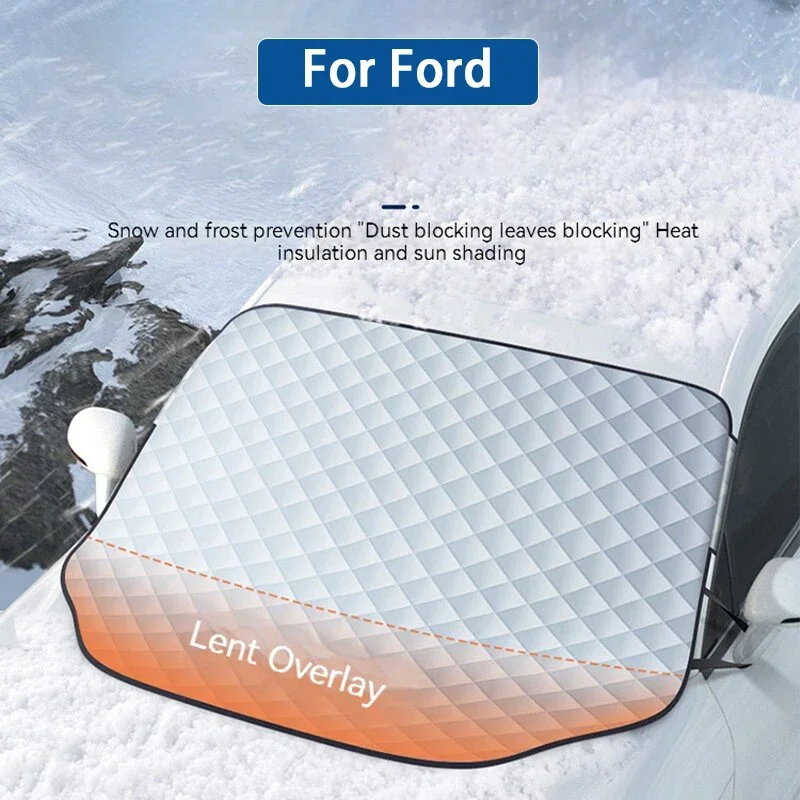 

For Ford Focus 2 3 Ecosport C-Max S-Max Ka Mondeo Kuga Car Front Windshield Sunshade Prevention Snow Shield Waterproof Cover