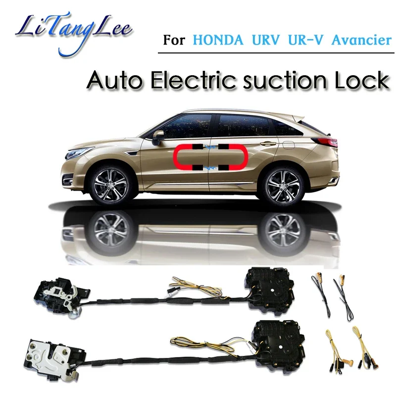 

For HONDA URV UR-V Avancier 2016-2024 Car Soft Close Door Latch Pass Lock Actuator Auto Electric Absorption Suction Silence Clos