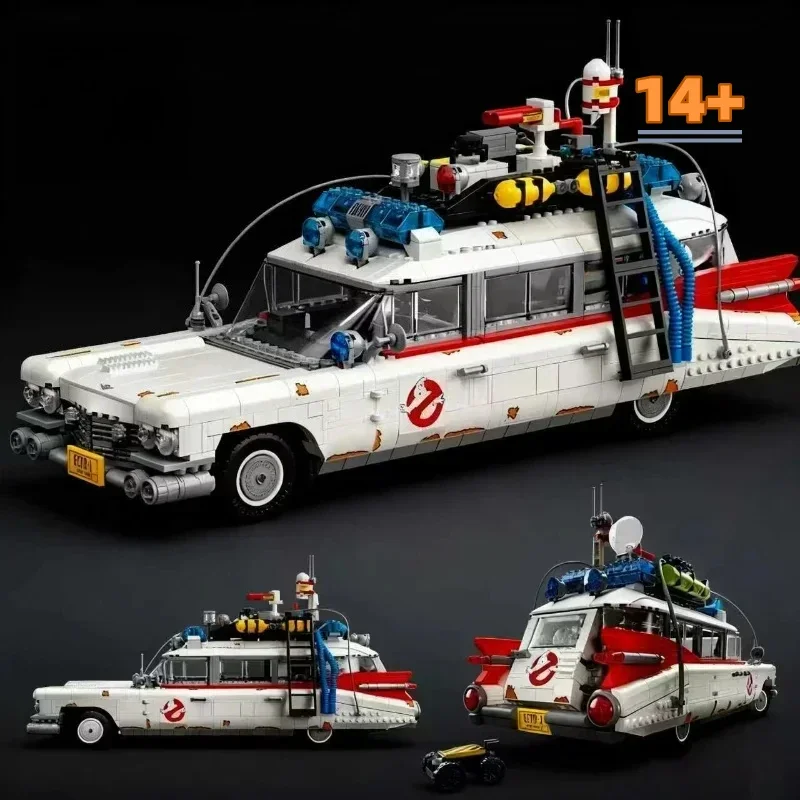 

Disney MOC 10274 Ghostbuster Ecto1 Building Blocks Model Car Display Toys Gifts For Kids Adults Halloween Christmas