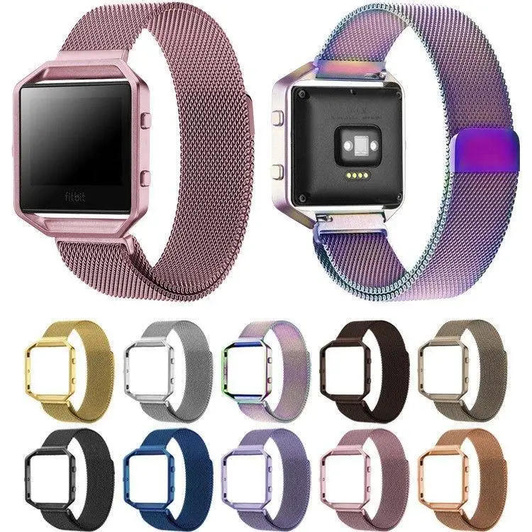 Factory Direct for Fitbit Blaze Smart Watch Strap Milanese Stainless Steel Magnetic Metal Watch Strap