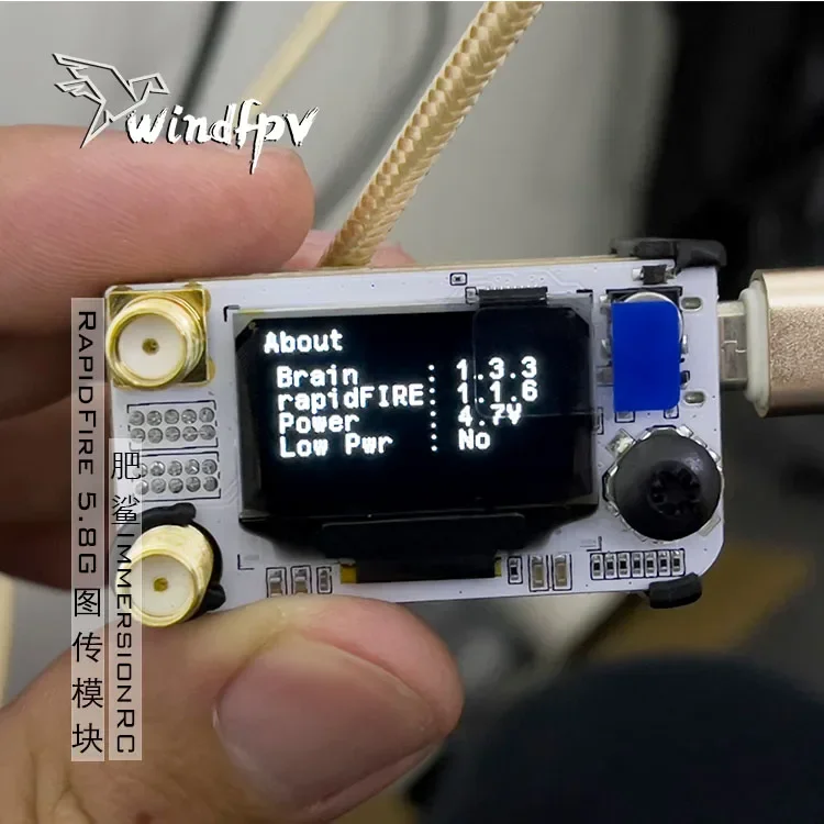 Fat Shark ImmersionRC RapidFIRE Module HDO2 نظارات واقية 5.8G مستقبل مزدوج