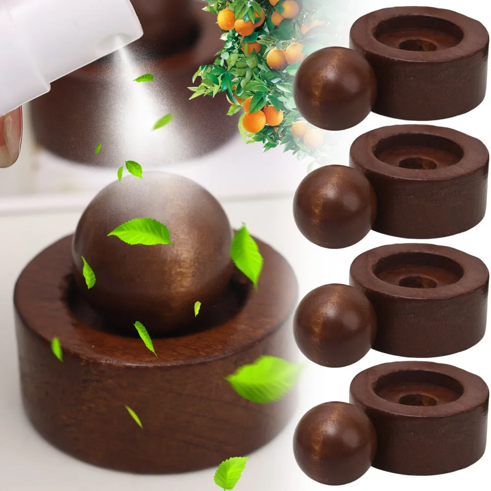 

Car Aroma Diffuser Black Walnut Wood Essential Oil Aromatherapy Ornament Portable Auto Interior Fragrance Decoration Accessories