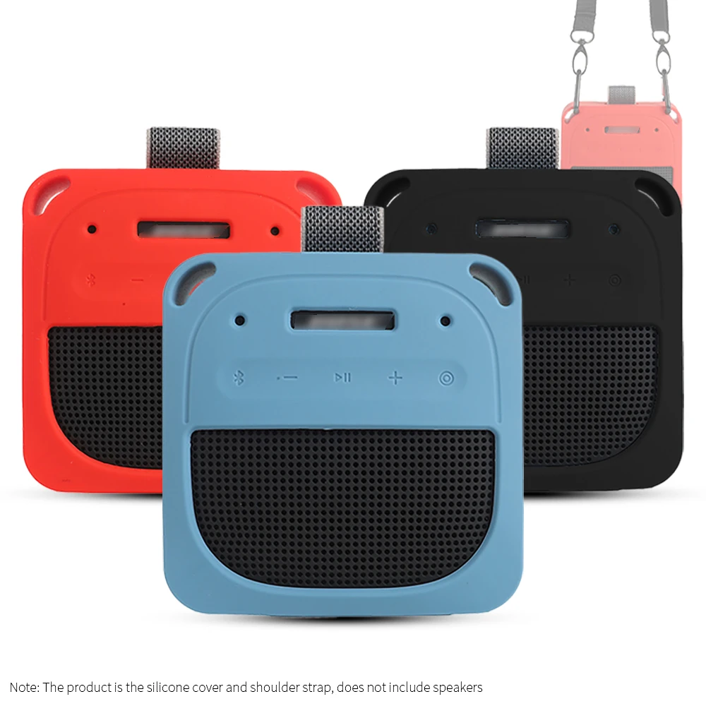 

Силиконовый чехол для портативного динамика для Bose SoundLink Micro II, защитный чехол для динамика Soundlink Micro 2, поколения, дорожный чехол для переноски на открытом воздухе