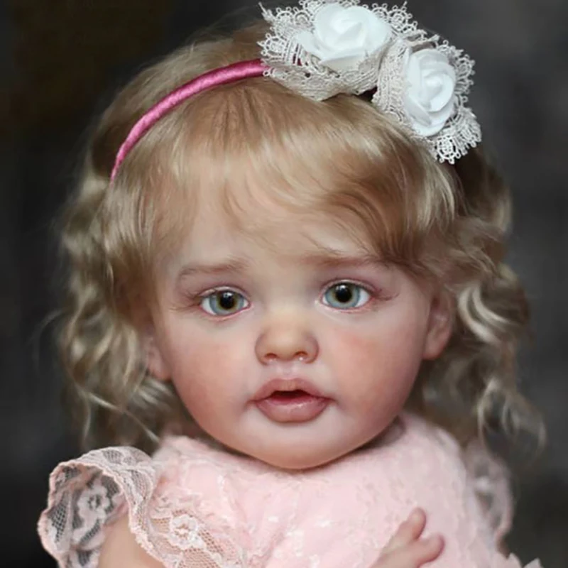 27Inch Reborn Doll Kit Betty Populaire Zeldzame Limited Edition Met Lichaam En Ogen Onvoltooide Pop Onderdelen Bebe Doll Kit reborn