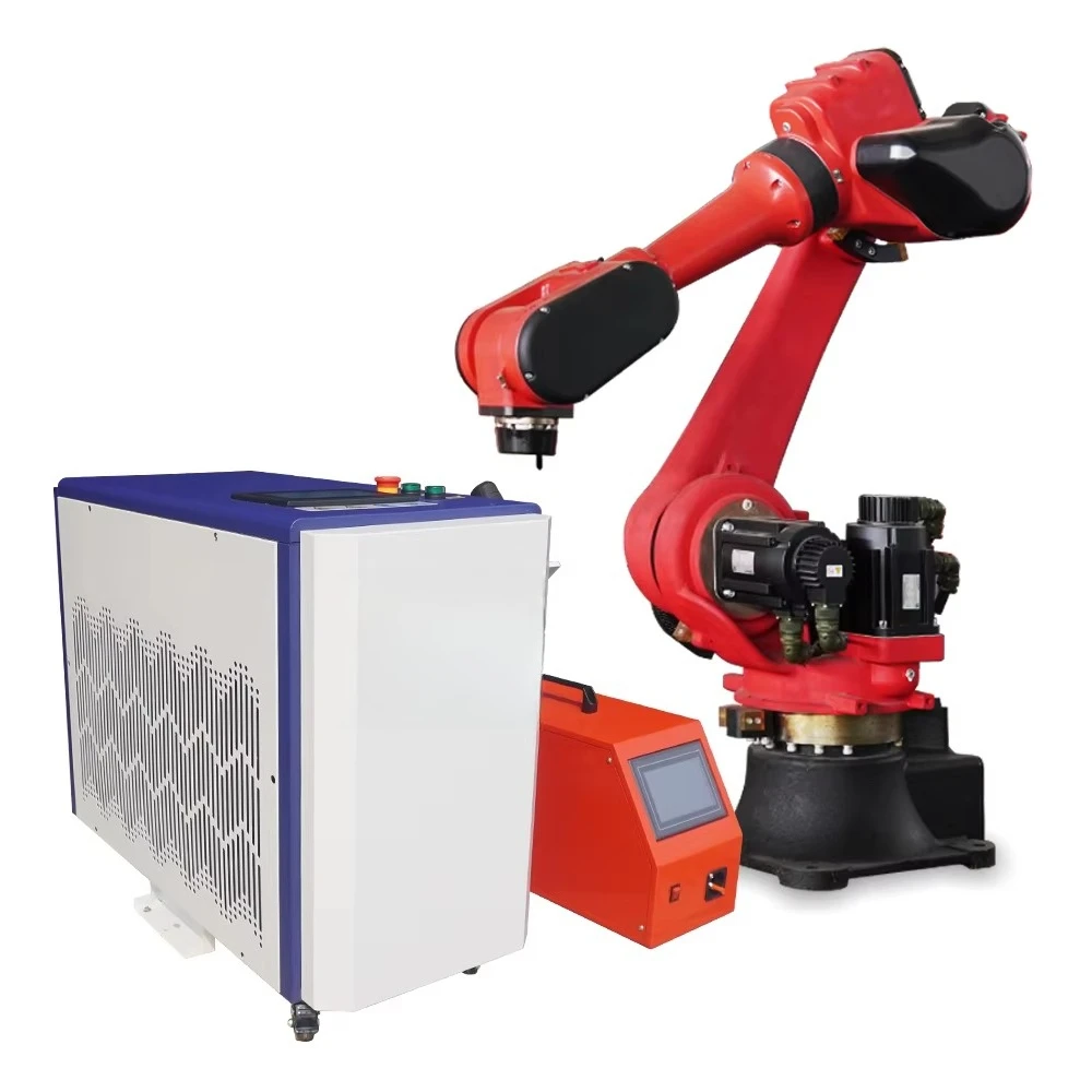 6 DOF Industrial Robot Arm PLC & Motor High Repeat Positioning Accuracy Automatic Welding Robot for Manufacturing