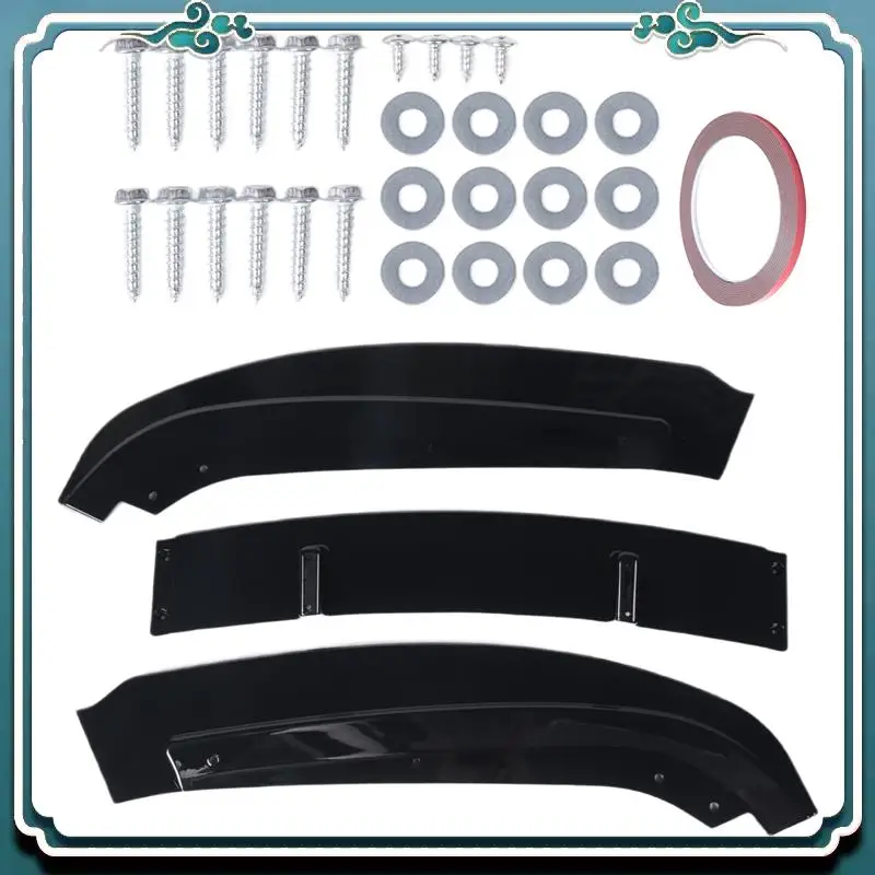 

Premium 3Pcs Car Front Bumper Splitter Lip Diffuser Spoiler Cover Guard For BMW 3-Series E90 E91 LCI 320I 330I 2009-2012