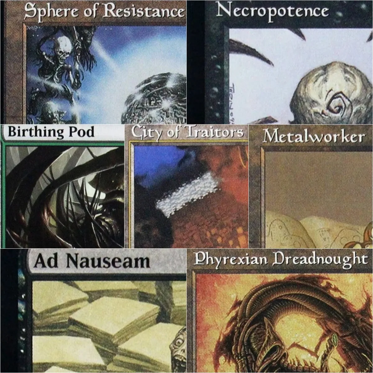Regular Metalworker/Phyrexian Dreadnought/Yavimaya HollowTCG M Proxy TCG Cards Top Quality game trading card Gift