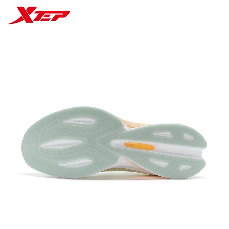 Xtep Running Shoes For Women 2024 Summer Elasticity Sole Sports Shoes CPU Material Soft Thick Sole Rebound Sneakers 976218110049