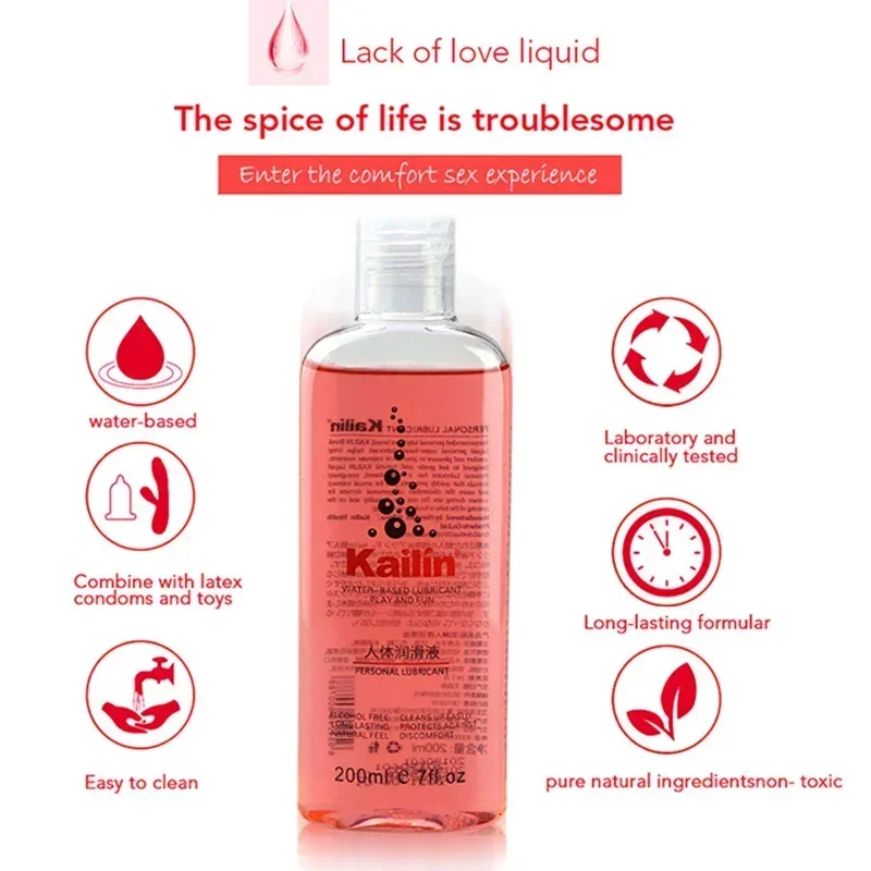 Fruit Flavour Lubricant Strawberry Sex Anal Lntimate Lubricants for Session 18+ Sex Goods for Sex Shop Adults Water-based Gel