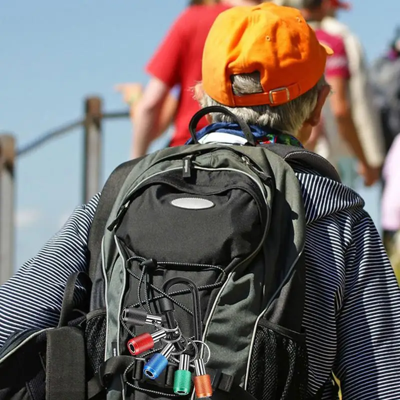 1/4 Inch Hex Bit Holder Hex Bit Organizer Keychain Portable Screwdriver Bit Holder Keychain For Men Hex Shank Socket Screwdriver