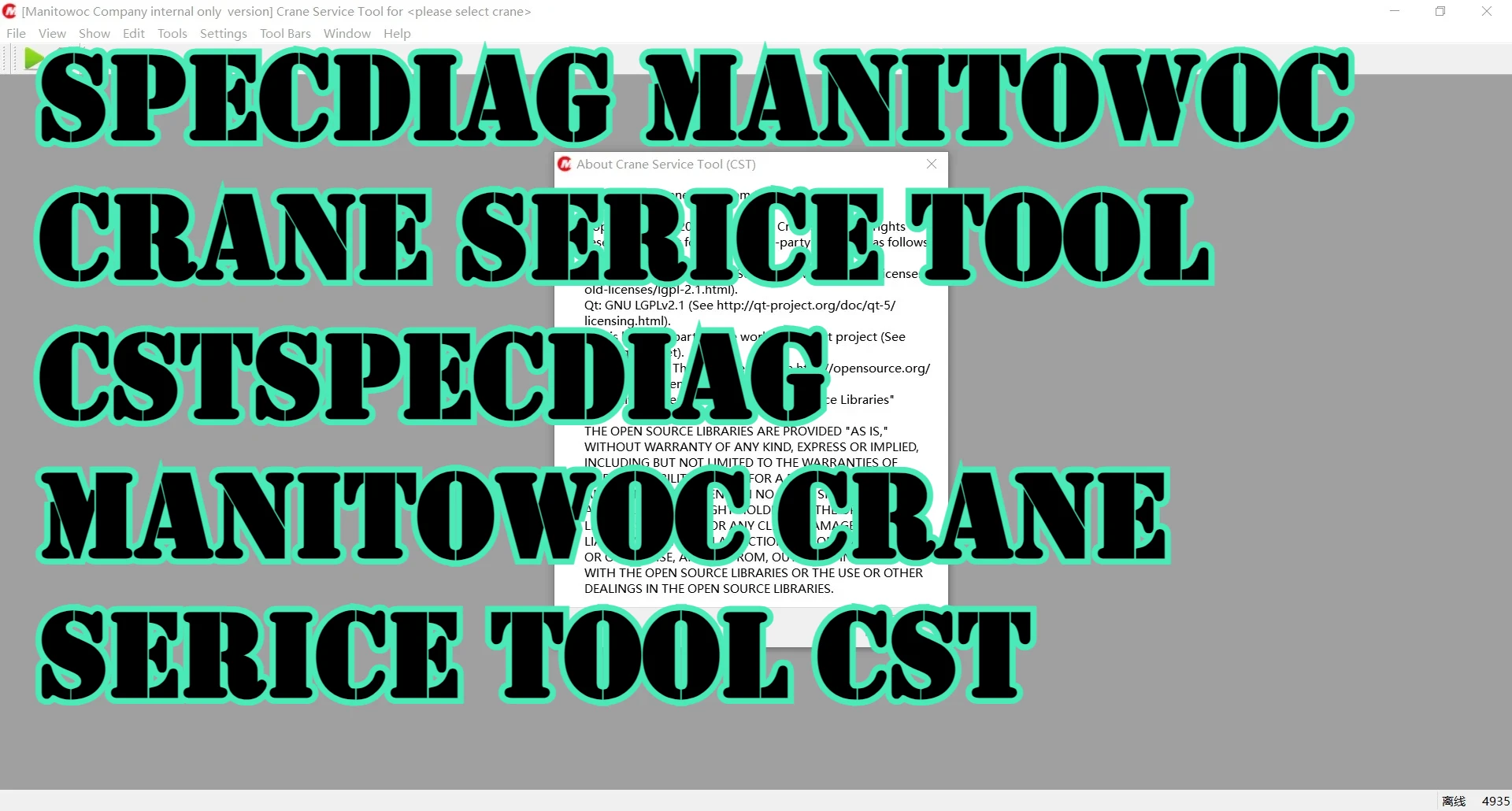 Specdiag Manitowoc …
