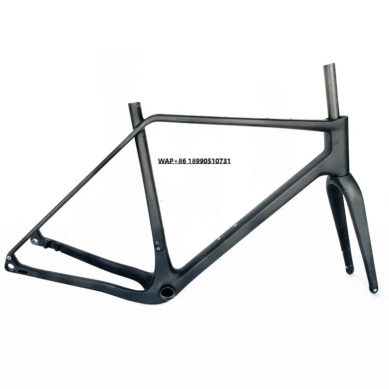 

Carbon Gravel Bike Frame Full Hidden Cable Carbon Frame Fork Thru Axle Gravel Disc Brake Carbon Mtb Road Bicycle UDH Rear Hanger