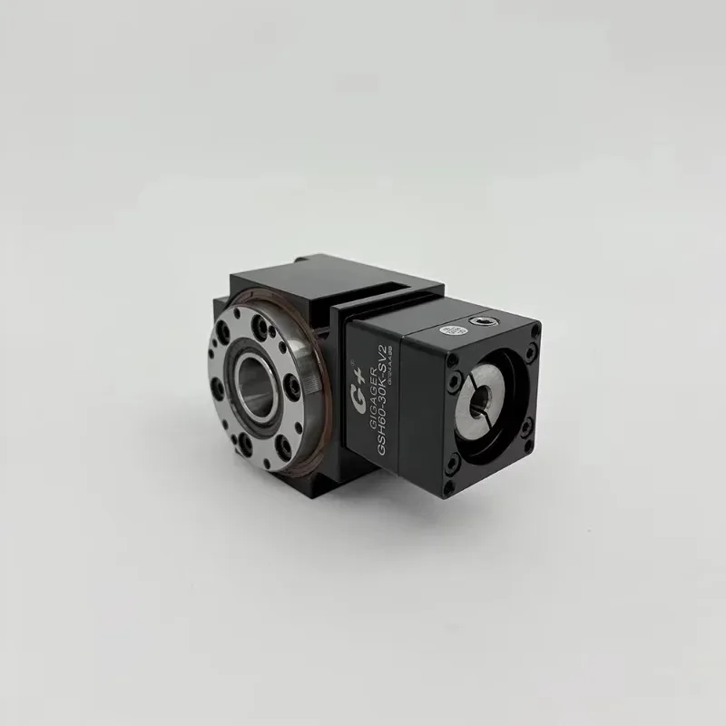G+ GSH 60 High Precision Hollow Rotary Table Compact Hypoid Gear Indexing Stage for Servo/Stepper Motors