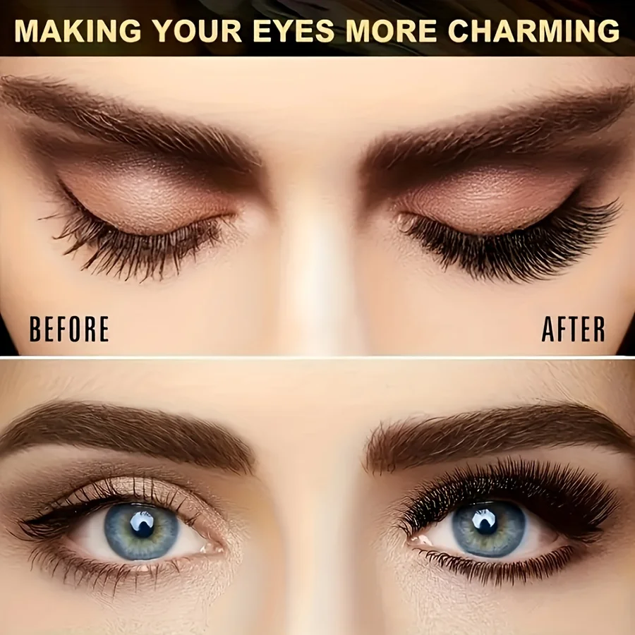 Conjunto de cílios magnéticos 3d, 4 unidades, com pinça, reutilizável, sem necessidade de cola, maquiagem natural para os olhos, inodoro, 10-12mm de comprimento, fácil aplicação