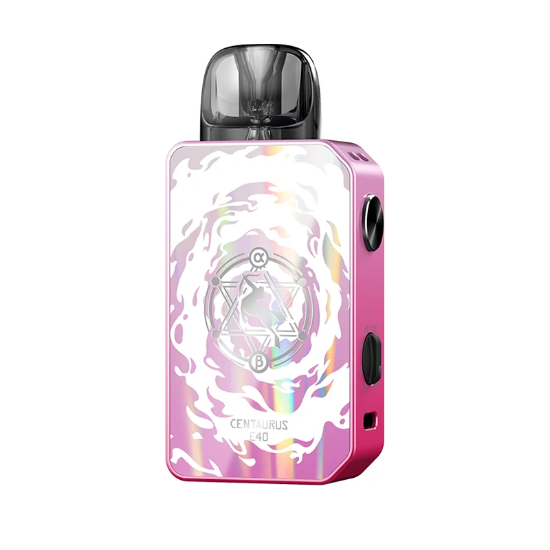 طقم Vape Centaurus E40 الأصلي المفقود ، جراب 40 واط مع بطارية ، 3 خرطوشة E Plus ، جهاز تبخير السجائر الإلكترونية RBA