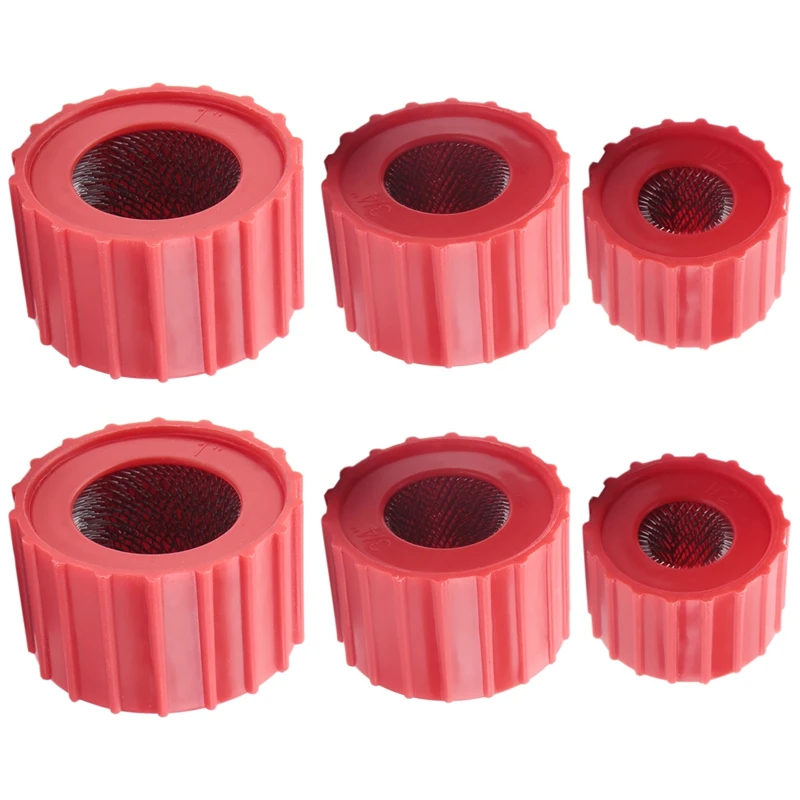 6 шт., медные очистители труб, удобный Сантехник, меньше медных, медных труб (3 размера)