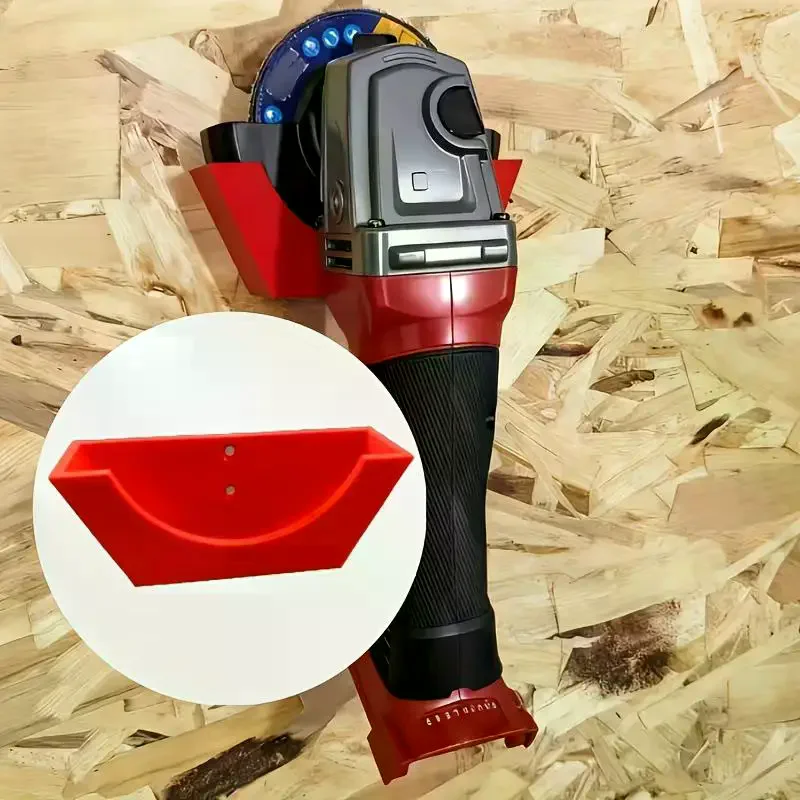 3D Printed Wall Mount Angle Grinder Holder Sturdy ABS Bracket Space Saver For Garage Workshop DIY Enthusiasts