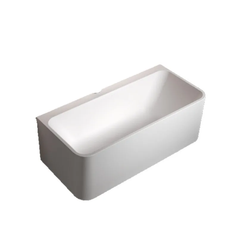 Rectangle bathtub independent hotel bed and breakfast special Qimei stone bathtub