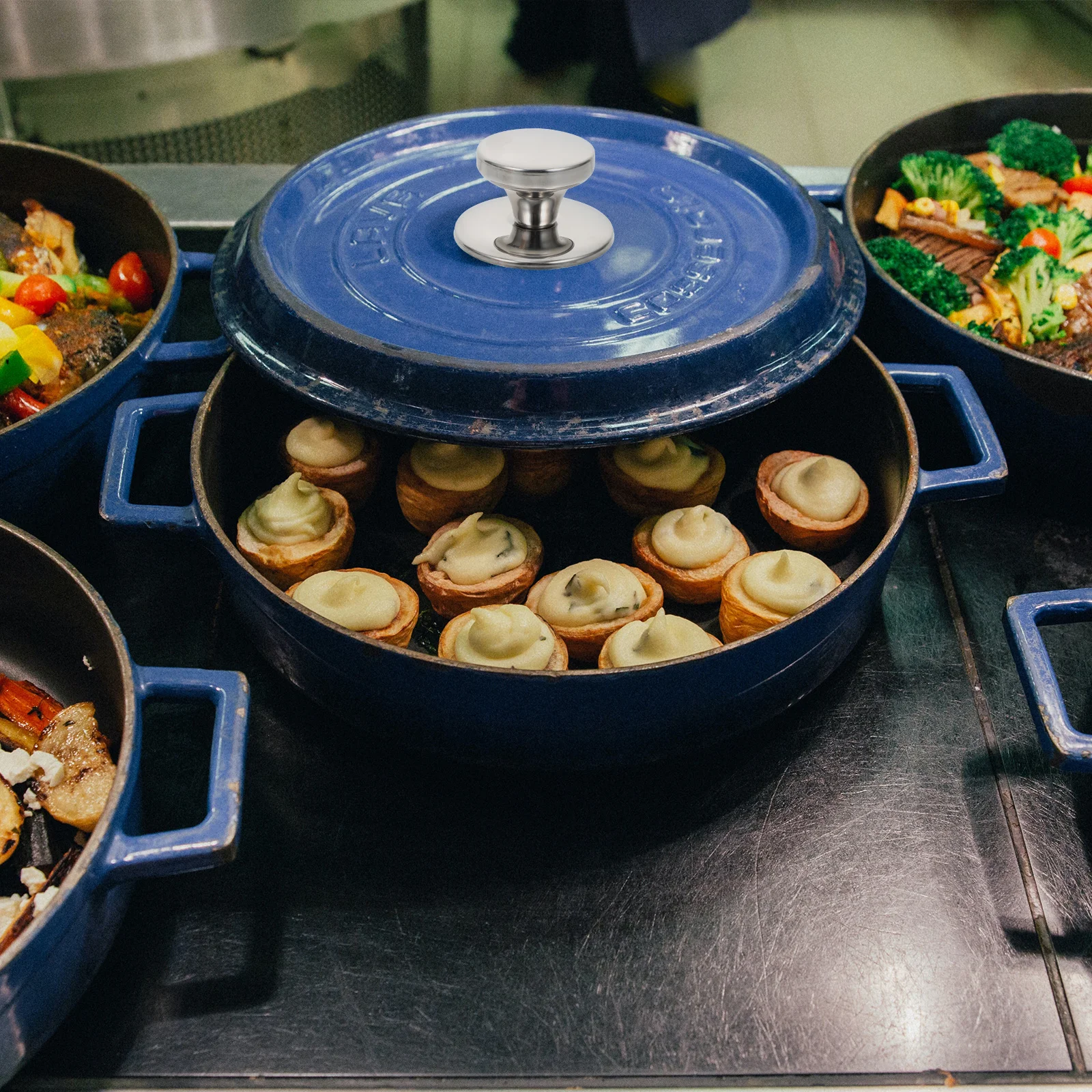 

4pcs Pot Lid Handle Non-Slip Knob For Frying Pan Steamer Soup Pot Kitchen Utensil Sturdy Cookware Accessory