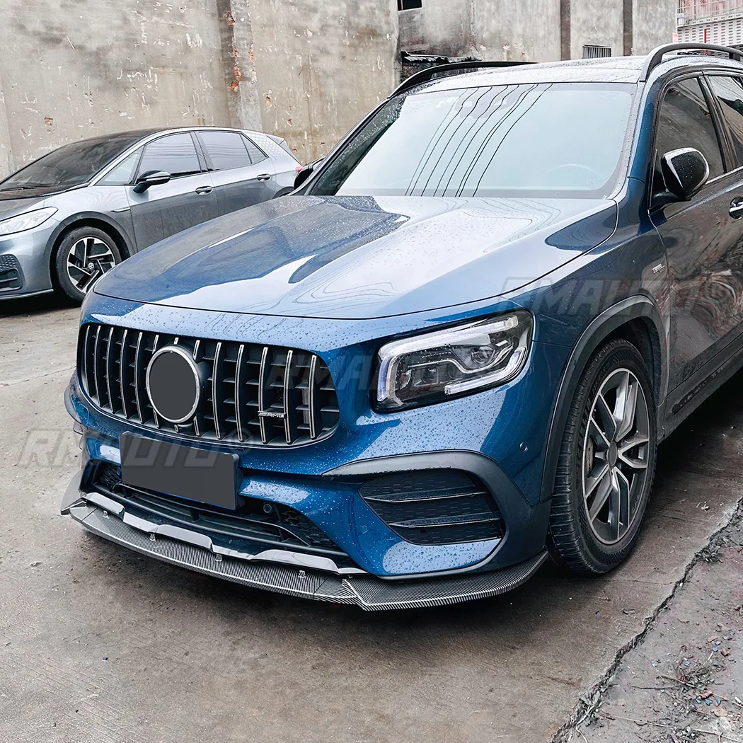 For Mercedes Benz GLB-Class X247 GLB200 GLB35 AMG 2020-2023 Body Kit Front Splitter Front Bumper Lip Guard Car Accessories view 4
