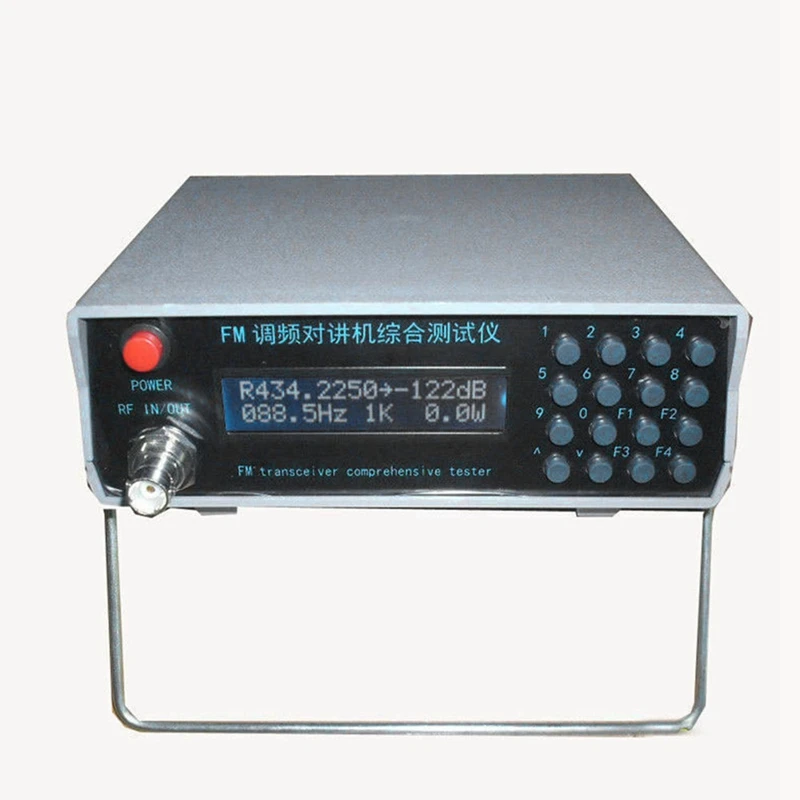 Imagem -02 - Ctas Frequency Meter Tester Transmissor Receptor rf Signal Generator Novo Tester fm Metal e Plástico pc