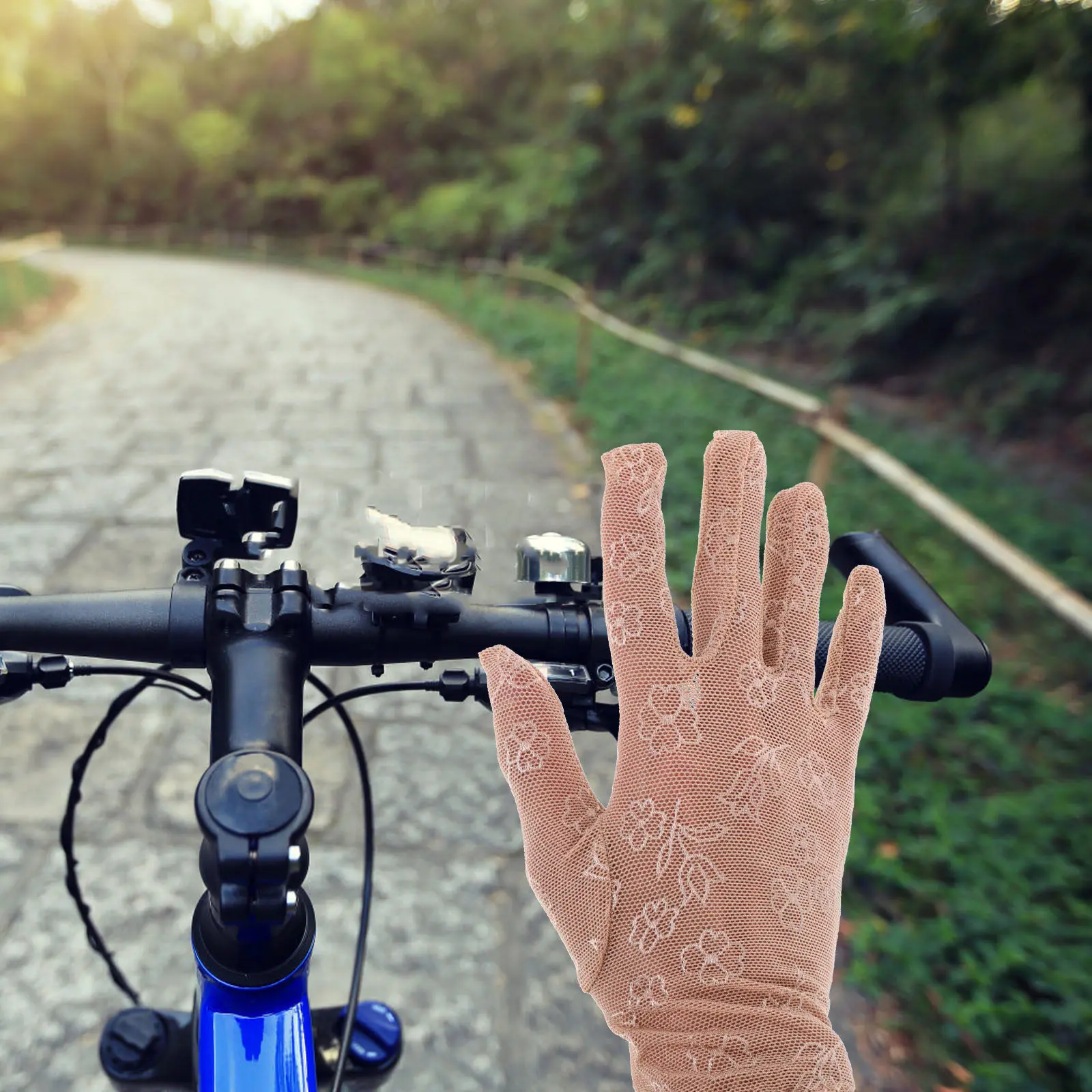 

1Pair Short Mesh Breathable Gloves for Women Elegant Lace Summer Dress Gloves Wedding Bridal Party Fashionable Accessories