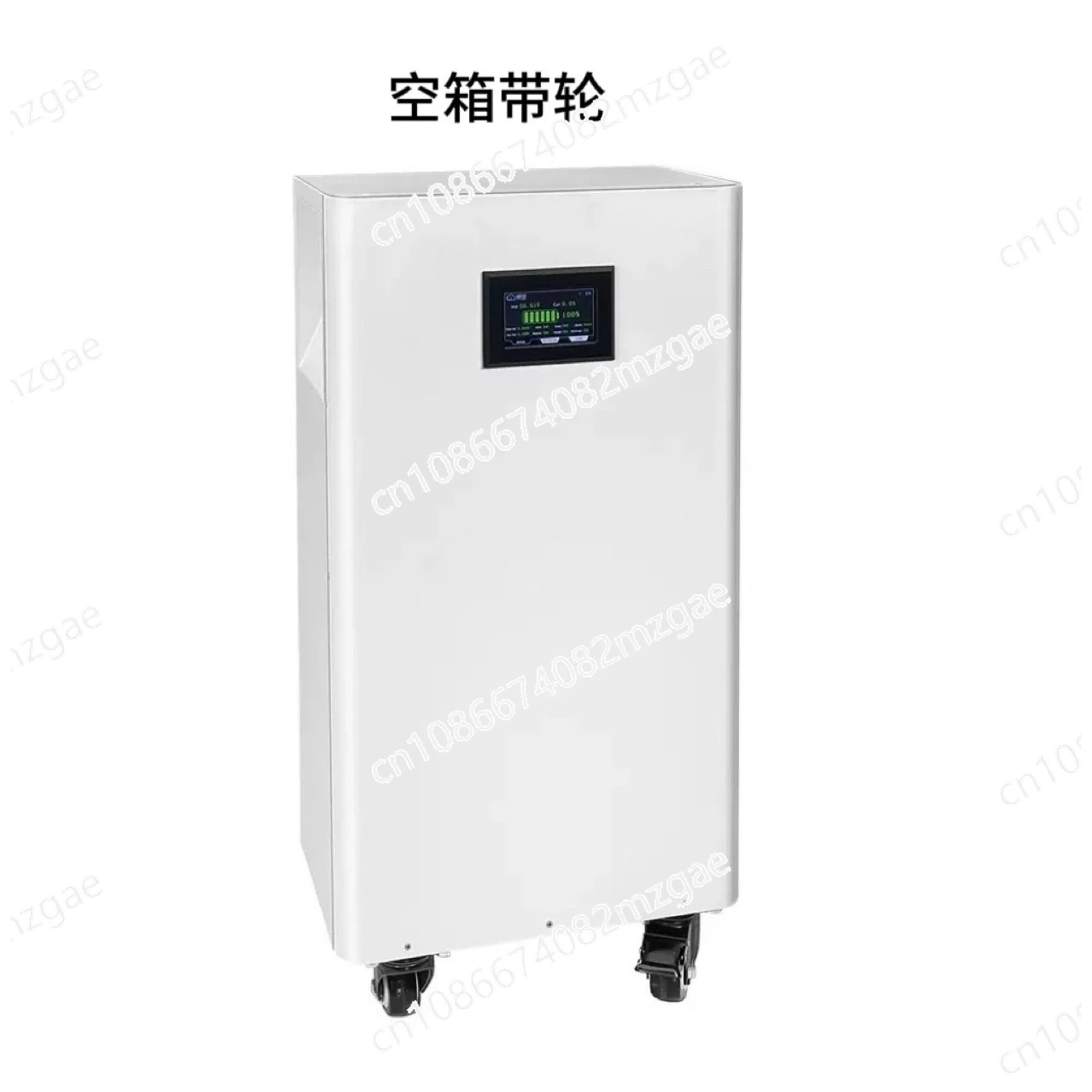Energy storage battery chassis Vertical model with wheels 51.2V 280AH 15KWH Portable and environmentally friendly