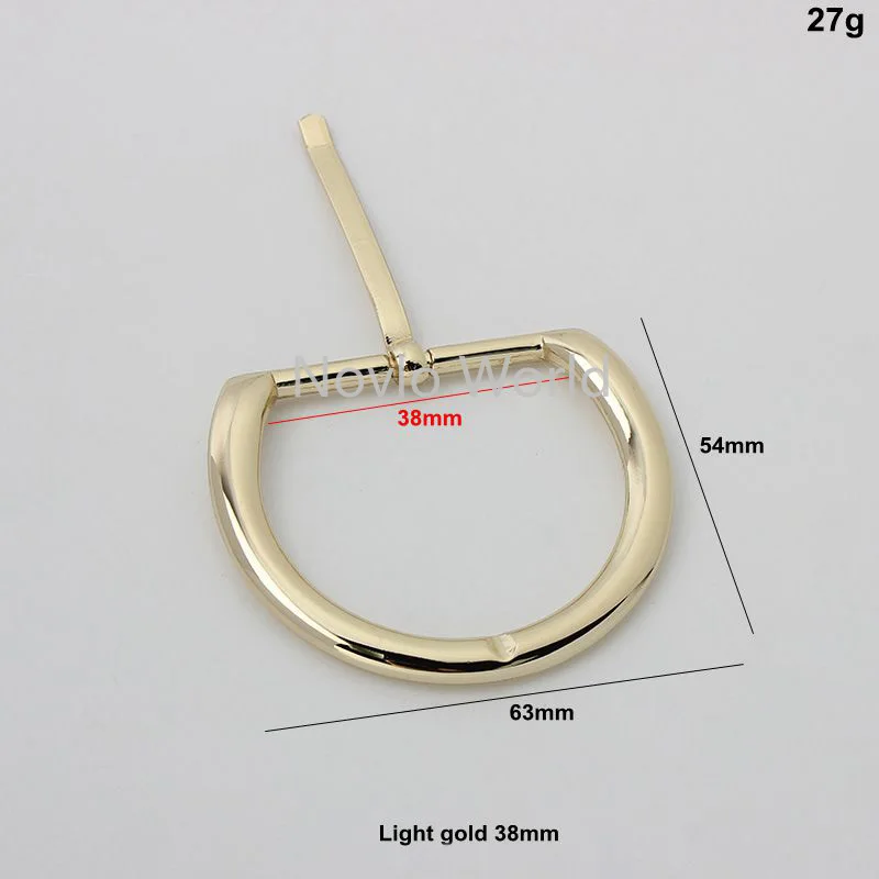 10-50pcs 63*54mm 38mm inner 1-1/2'' high quality polished pin buckle for crossbody bag strap purse and bags hardware