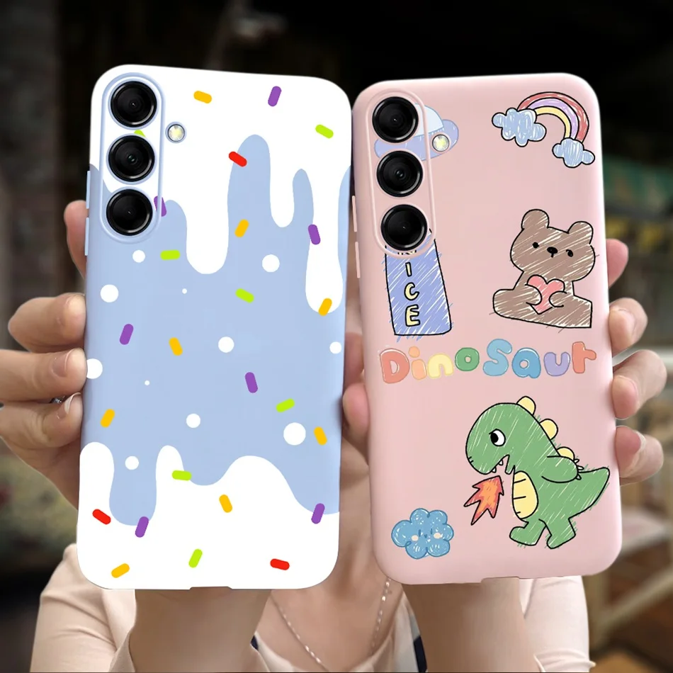 Stylish Silicon Case For Samsung Galaxy M14 2023 Phone Case Candy Color Soft Back Cover For Samsung M14 5G SM-M146B