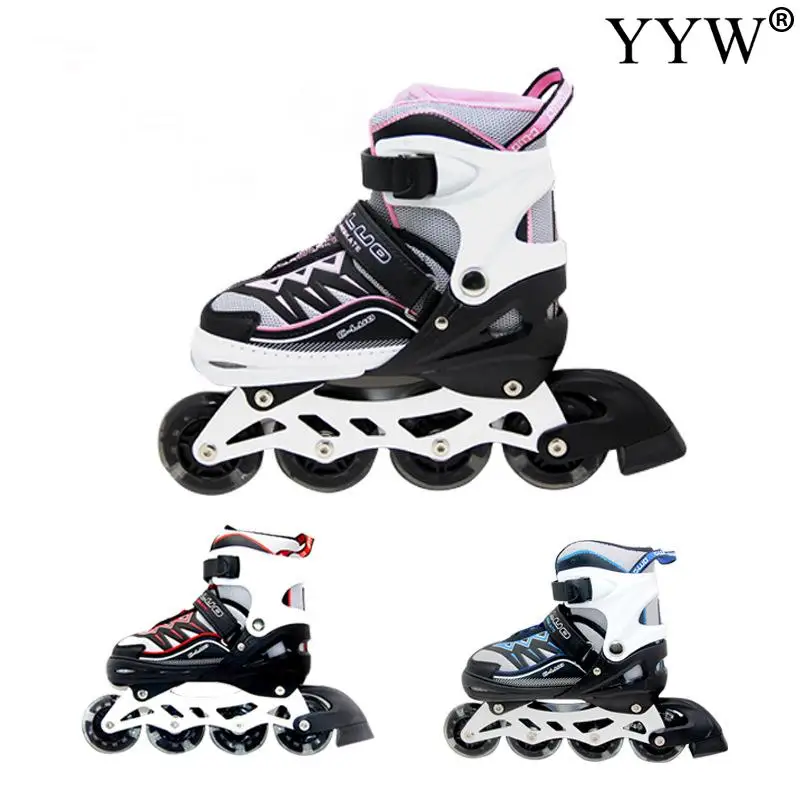 

Inline Roller Skate Shoes 4 Wheels Sneakers Child Kids Beginner Men Women Children Boy Girl Breathable Roller Skating Shoes