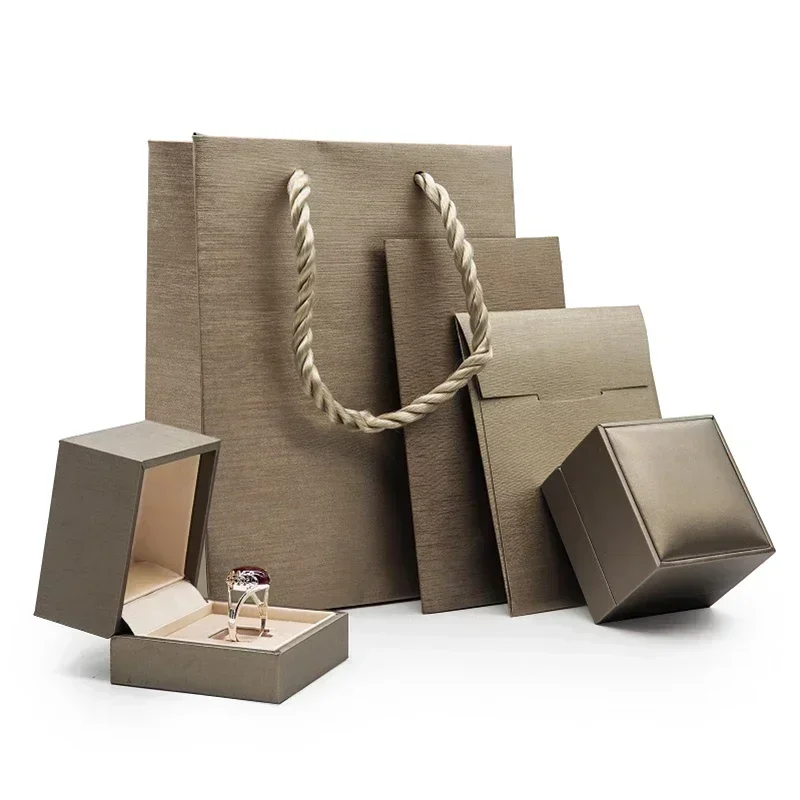 Lbarley Wholesale Customized Necklace Storage gift Package High-end Luxury NLNL Brand Jewelry Ring Pendant Bracelet Pack Boxs