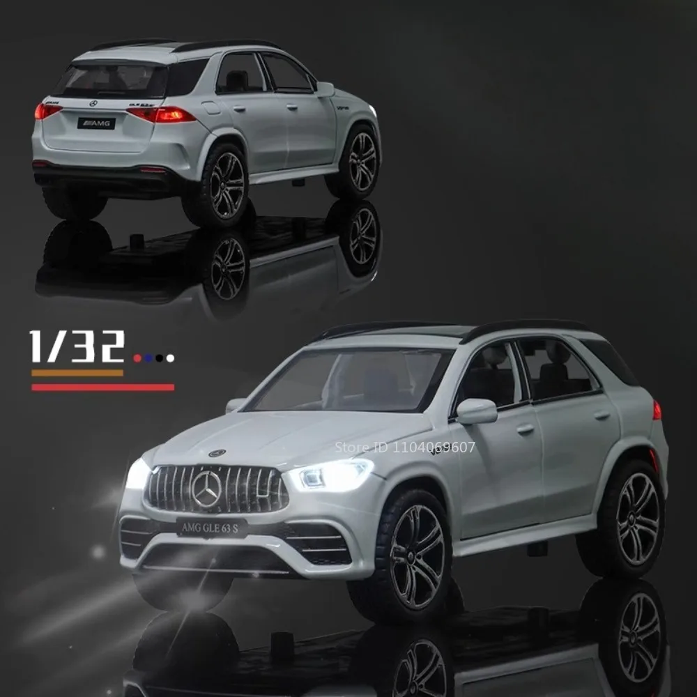 おもちゃの車のモデル,スケール1:32,金属ダイキャスト,光と音,ドアを引く,オープンSUV,シミュレーションおもちゃ,ミニチュア装飾,ギフト