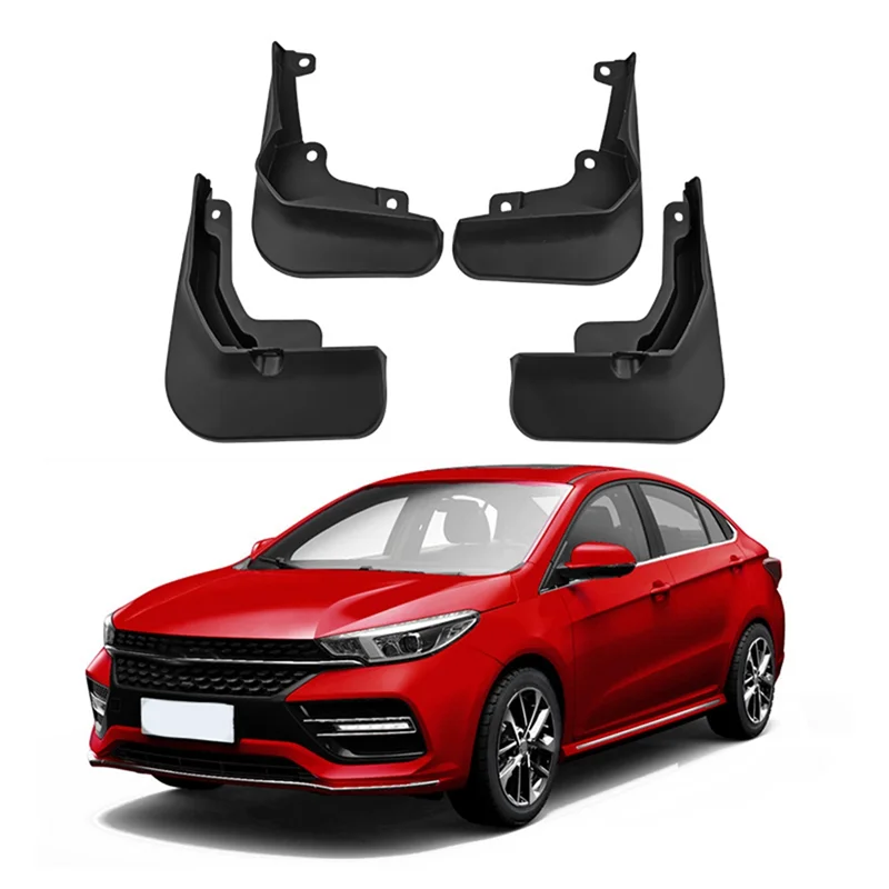

4PCS Car Mudguard Mud Flaps Splash Mud Guard Fender For Chery Arrizo 5 Car Accessories