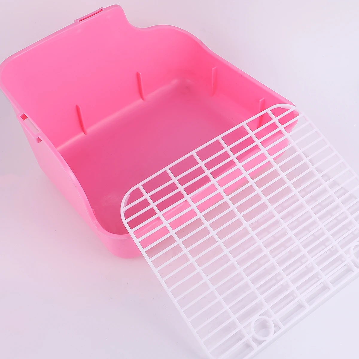 

Pet Toilet Bowl Small Animal Bedding Litter Hamster Rabbit Potty for Rabbits Pink