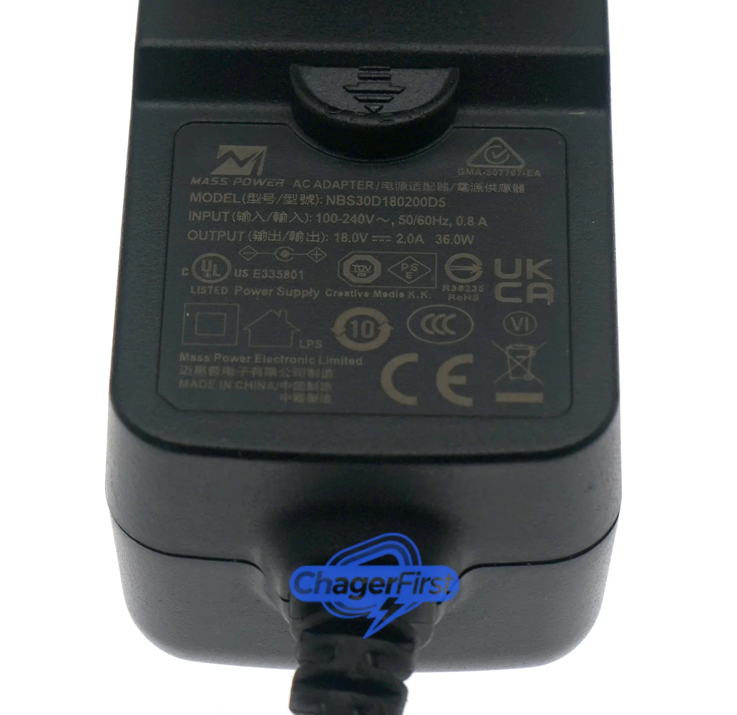 Genuine Mass Power NBS30D180200D5 18V 2A AC Adapter FOR Bose Companion 20 PSM36W-180 Multimedia Speaker System 5.5*2.1mm