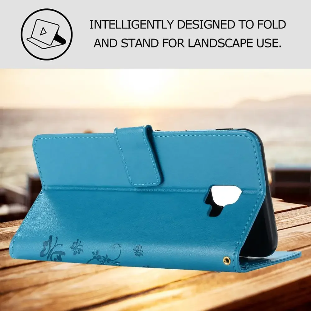 Leather Flip Case For Samsung Galaxy A14 A15 A55 A13 A23 A33 A53 A73 A12 A22 A32 5G A42 A52 A72 Holder Wallet Stand Phone Cover