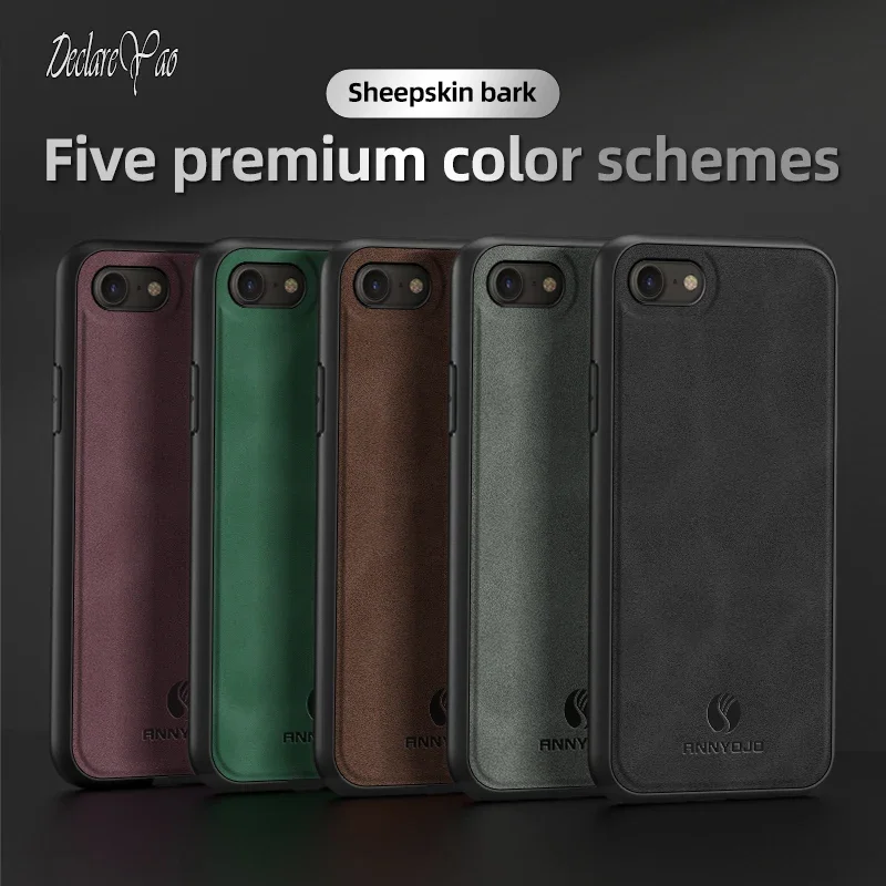 Covers For Apple 8 Plus Cases DECLAREYAO Slim Coque For Apple iPhone 8 Case Leather Magnetic Hard Back Cover For iPhone 8 Plus