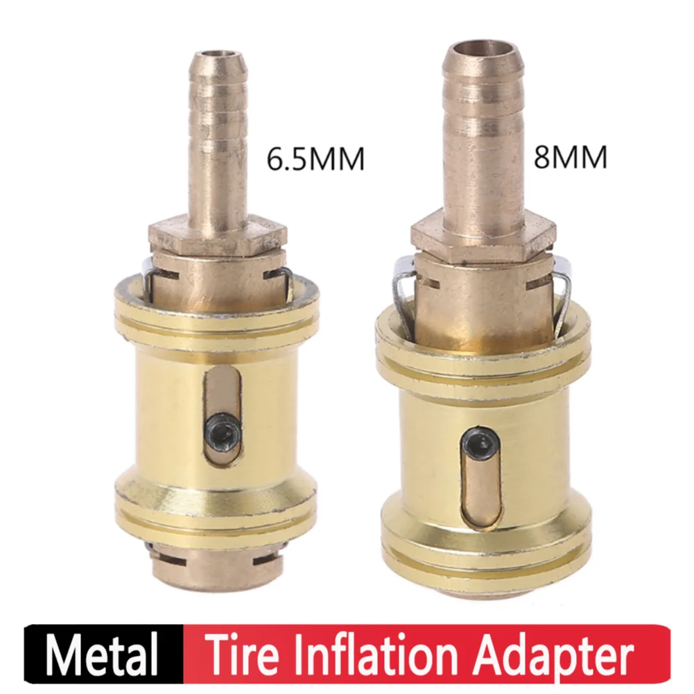 6.5/8mm Car Tire Valve Clip Pump Nozzle Clamp Solid Brass Air Chuck Inflator Pump Adapter Quick Connect The Inflation Connector