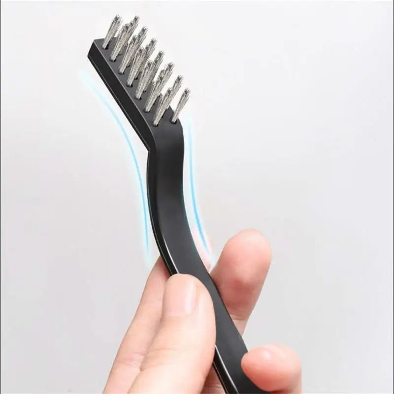 Stainless Steel Rust Brush Brass Cleaning Polishing Detail Metal Brush Wire Mini Cleaning Tool Household Cleaning Brushes