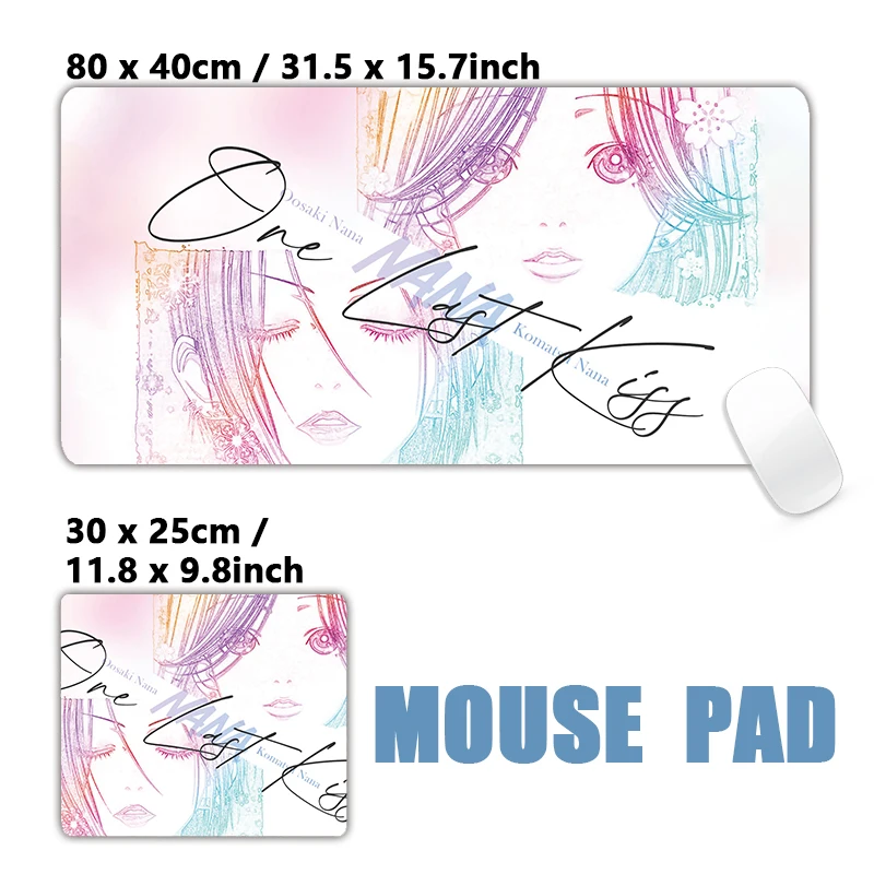 Anime NANA Manga Osaki Nana Komatsu Nana Ai Yazawa Mouse Pad Large Computer Laptop Office Keyboard Mats Desk Mat