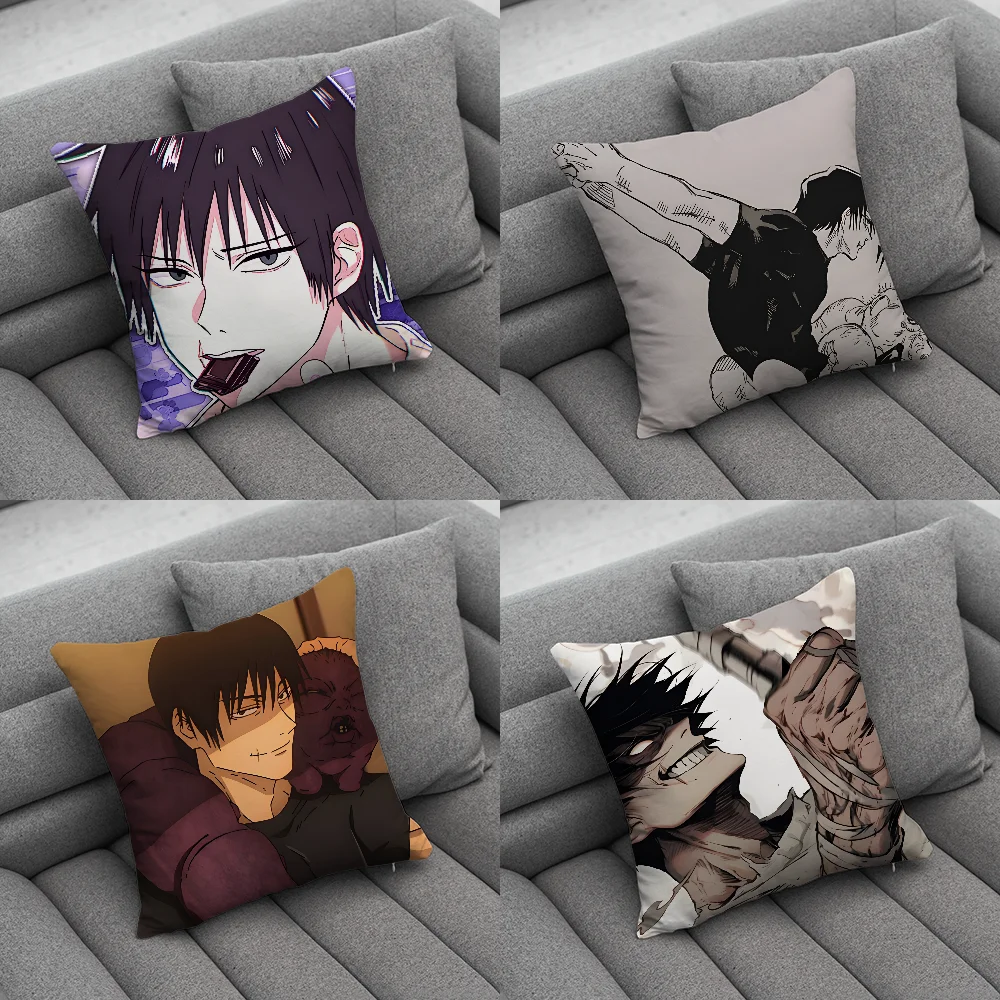 

Toji Fushiguro J-Jujutsu K-Kaisen Pillow Case Soft Cushion Cases for Farmhouse Sofa Decor Home Decorations and Protector