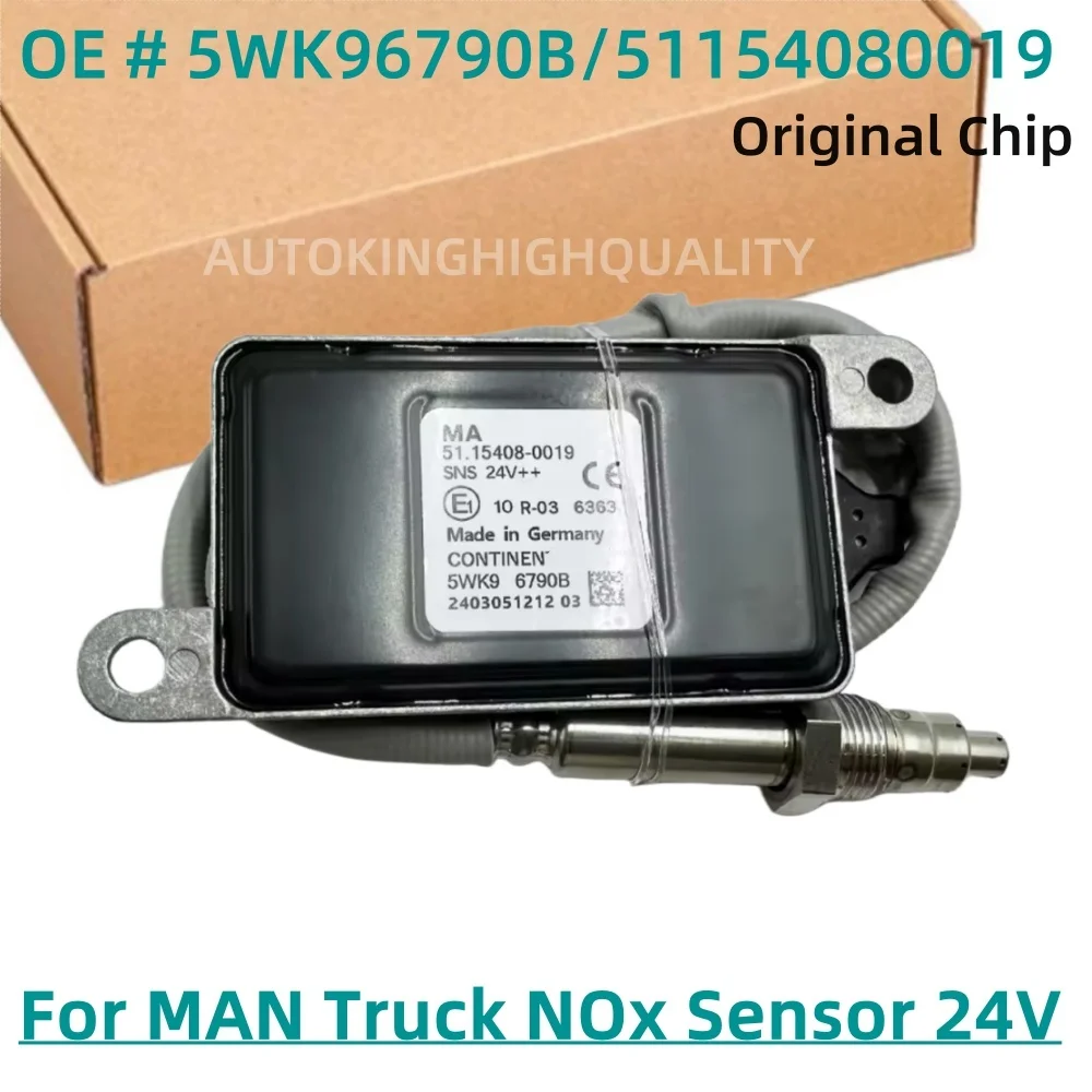 

Высококачественные чипы 5WK96790B 51154080019 5WK9 6790B 51,15408-0019 для NGK Probe NOX, датчик азота и кислорода для грузовика MAN 24 В