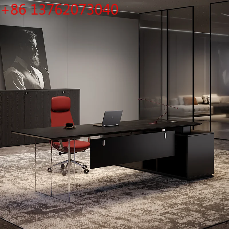 

Simple modern light luxury and high end president desk Computer desk Room desks room offices office desks and workstations